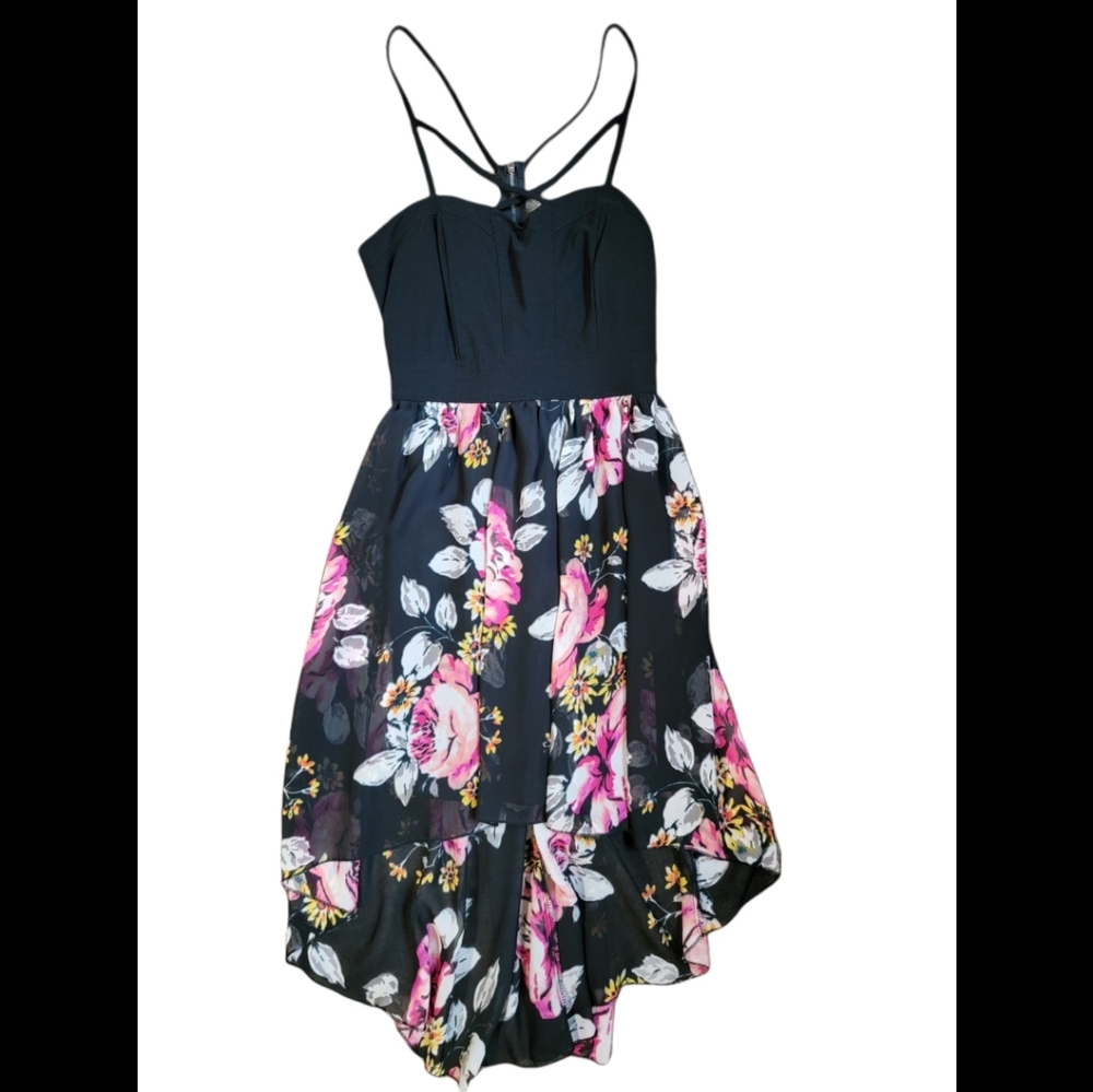 Charlotte Russe Medium High-Low Floral Dress